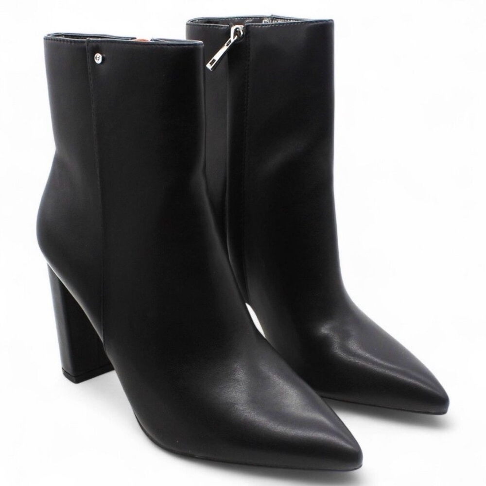 Womens French Connection ‘Tori’ Point Toe Block Heel Boots Sz.11